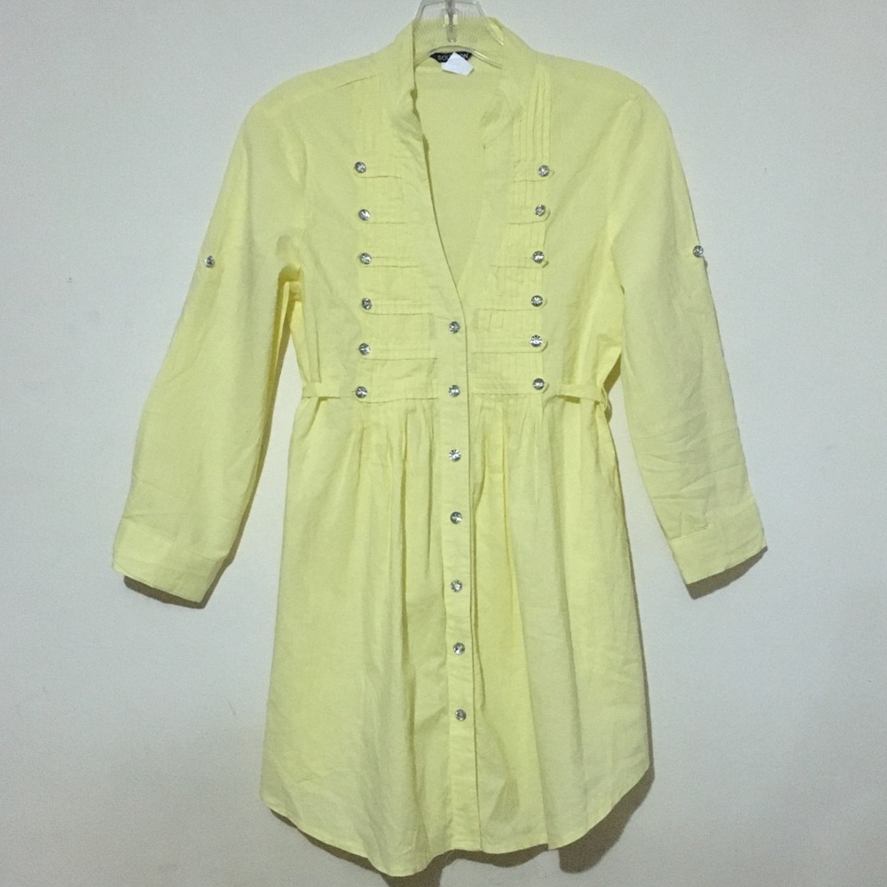 Solution Yellow Shirt Dress